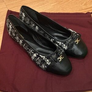 Bruno Magli Black and White Women's Flats